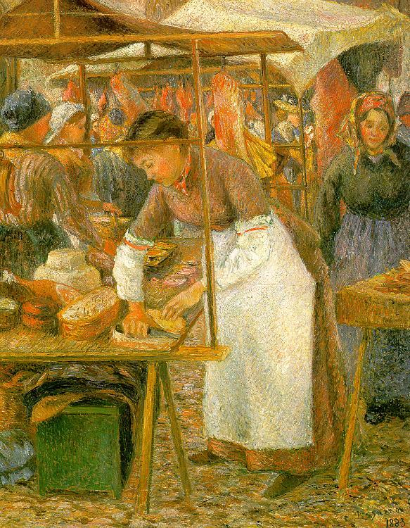 Camille Pissaro The Pork Butcher china oil painting image